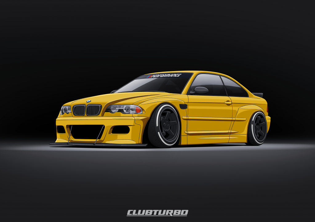 Постер BMW 3 E46 (1)