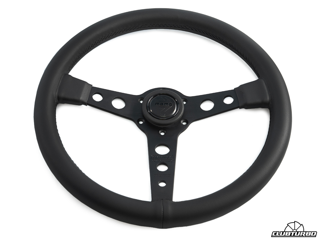 Руль MOMO Prototipo BLACK EDITION style, черный (2)