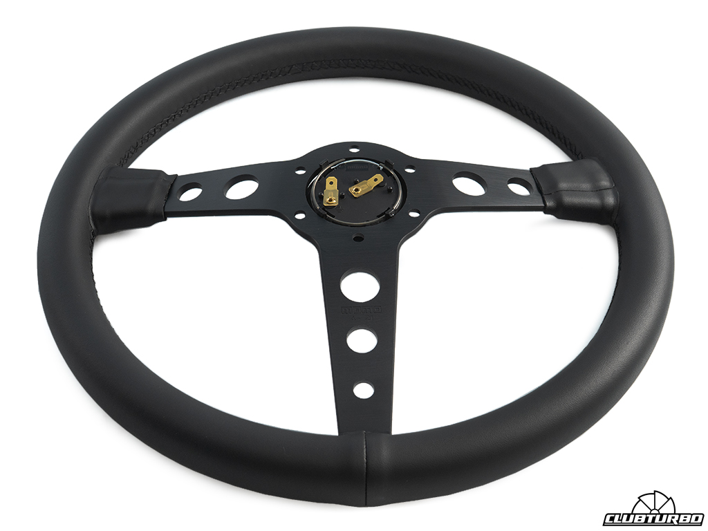 Руль MOMO Prototipo BLACK EDITION style, черный (3)