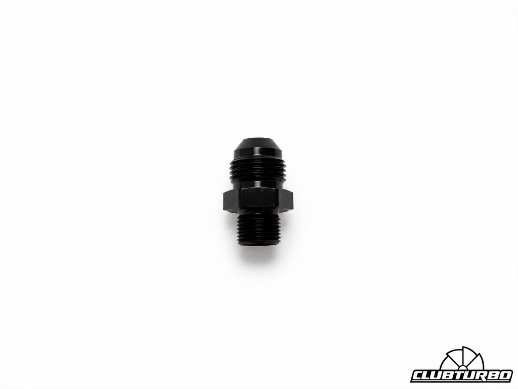 Фитинг переходник AN12-M20 x1.5 черный (2)